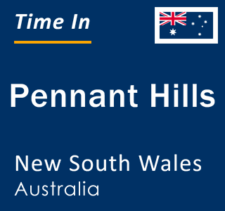 Current local time in Pennant Hills, New South Wales, Australia