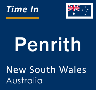 Current local time in Penrith, New South Wales, Australia