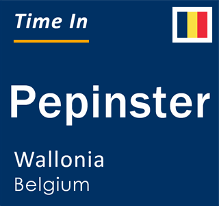 Current local time in Pepinster, Wallonia, Belgium