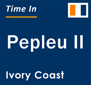 Current local time in Pepleu II, Ivory Coast