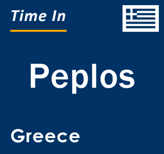 Current local time in Peplos, Greece