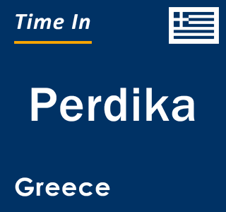 Current local time in Perdika, Greece