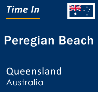 Current local time in Peregian Beach, Queensland, Australia