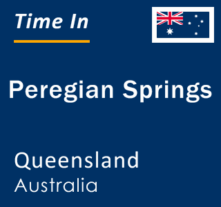 Current local time in Peregian Springs, Queensland, Australia