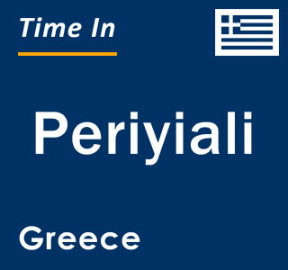 Current local time in Periyiali, Greece