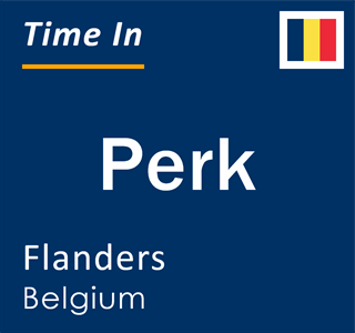 Current local time in Perk, Flanders, Belgium