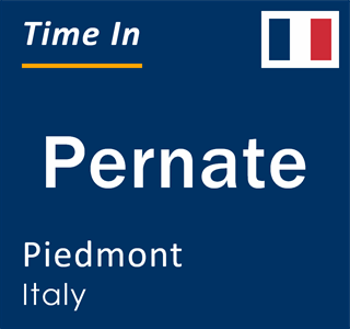 Current local time in Pernate, Piedmont, Italy