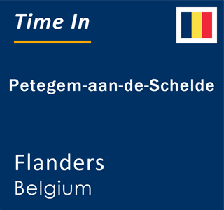 Current local time in Petegem-aan-de-Schelde, Flanders, Belgium