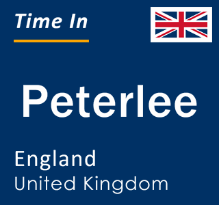 Current local time in Peterlee, England, United Kingdom