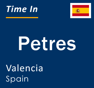 Current local time in Petres, Valencia, Spain