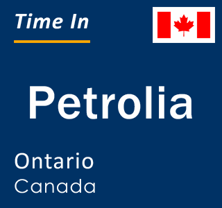 Current local time in Petrolia, Ontario, Canada