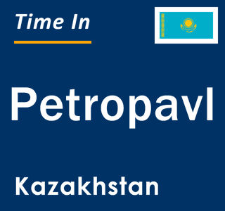 Current local time in Petropavl, Kazakhstan