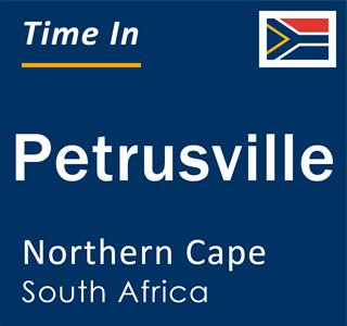 Current local time in Petrusville, Northern Cape, South Africa