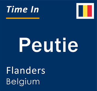 Current local time in Peutie, Flanders, Belgium