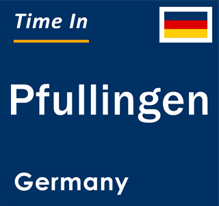 Current local time in Pfullingen, Germany