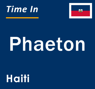 Current local time in Phaeton, Haiti