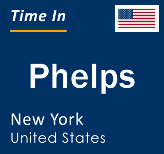 Current local time in Phelps, New York, United States