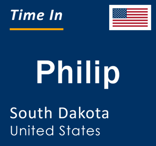 Current local time in Philip, South Dakota, United States