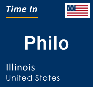 Current local time in Philo, Illinois, United States