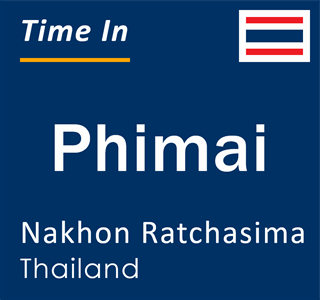 Current local time in Phimai, Nakhon Ratchasima, Thailand