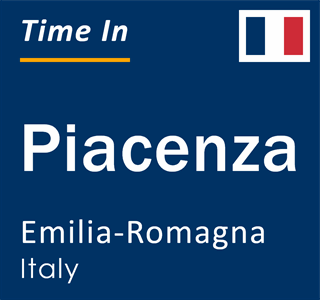 Current local time in Piacenza, Emilia-Romagna, Italy