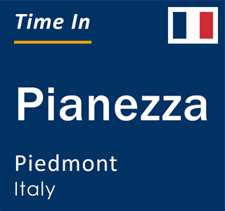 Current local time in Pianezza, Piedmont, Italy