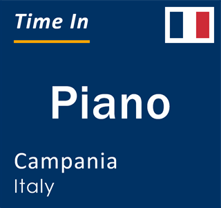 Current local time in Piano, Campania, Italy