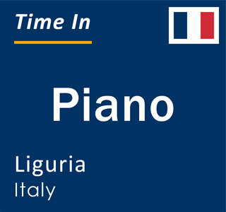 Current local time in Piano, Liguria, Italy