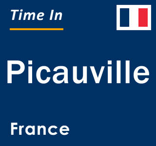 Current local time in Picauville, France