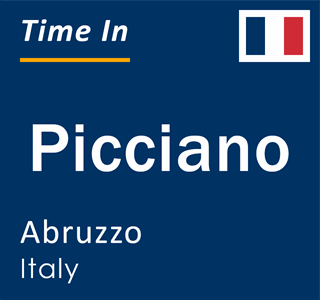 Current local time in Picciano, Abruzzo, Italy