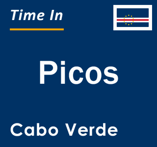 Current local time in Picos, Cabo Verde