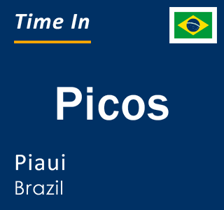 Current local time in Picos, Piaui, Brazil