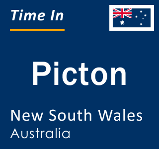 Current local time in Picton, New South Wales, Australia