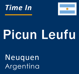 Current local time in Picun Leufu, Neuquen, Argentina