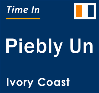 Current local time in Piebly Un, Ivory Coast