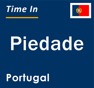 Current local time in Piedade, Portugal