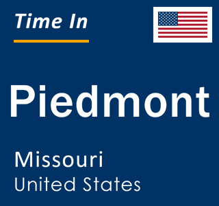 Current local time in Piedmont, Missouri, United States