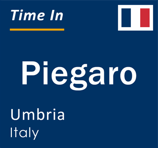 Current local time in Piegaro, Umbria, Italy