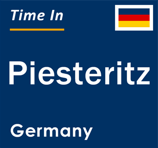 Current local time in Piesteritz, Germany