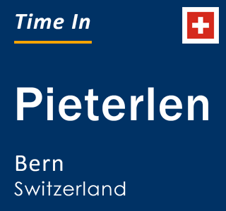 Current local time in Pieterlen, Bern, Switzerland
