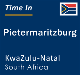 Current time in Pietermaritzburg, KwaZulu-Natal, South Africa