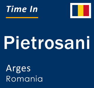 Current local time in Pietrosani, Arges, Romania