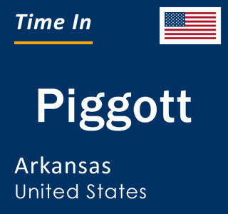 Current local time in Piggott, Arkansas, United States