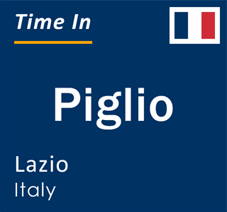 Current local time in Piglio, Lazio, Italy