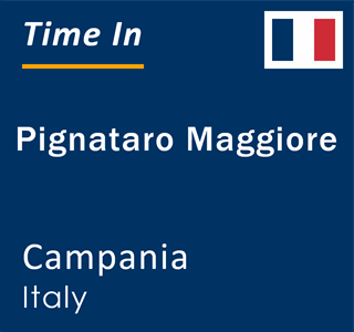 Current local time in Pignataro Maggiore, Campania, Italy