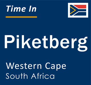 Current local time in Piketberg, Western Cape, South Africa