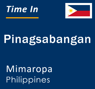Current local time in Pinagsabangan, Mimaropa, Philippines