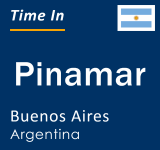 Current local time in Pinamar, Buenos Aires, Argentina