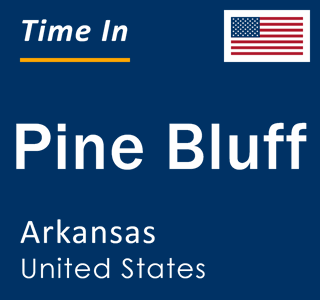 Current local time in Pine Bluff, Arkansas, United States