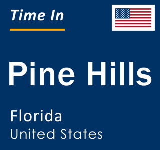 Current local time in Pine Hills, Florida, United States